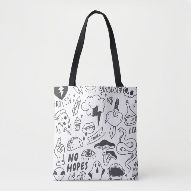 Niedlich Graffiti: Doodle Art Set. (Vorderseite)