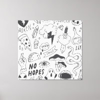 Niedlich Graffiti: Doodle Art Set.