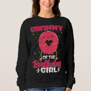 Niedlich Granny der Geburtstagskarte Sweet Donut F Sweatshirt