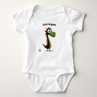 Niedlich Green Dinosaurier | Kinder und Jugendstil Baby Strampler