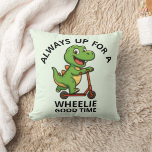 Niedlich Green Dinosaurier Kissen