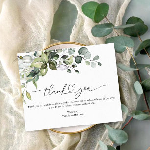 Niedlich Greenery Calligraphy Vielen Dank