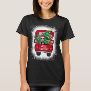 Niedlich Greyhound Red Truck Frohe Weihnachten geb T-Shirt