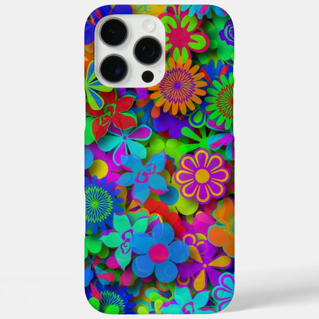Niedlich Groovy Blume Garten Case-Mate iPhone Hülle (Rückseite)