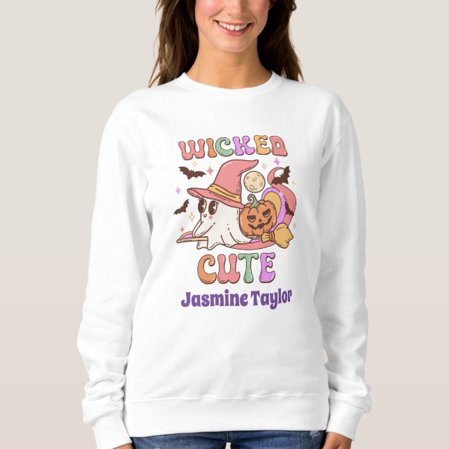 Niedlich, Groovy Ghost Sweatshirt (Vorderseite)