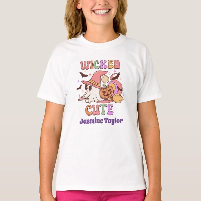 Niedlich, Groovy Ghost T-Shirt (Vorderseite)