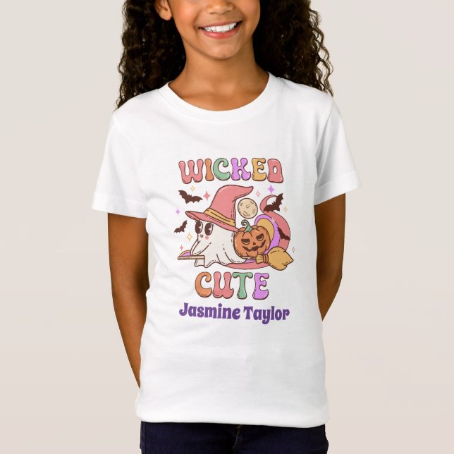 Niedlich, Groovy Ghost T-Shirt (Vorderseite)