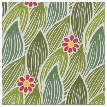 Niedlich Groovy Hippie Red Green Daisy Blumenmuste