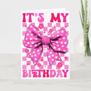 Niedlich Groovy Ich Habe Geburtstag Coquette Schle Karte