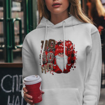 Niedlich Groovy Red Gnome Santa Claus Modernes Wei
