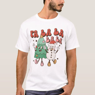 Niedlich Groovy Retro Weihnachten T-Shirt