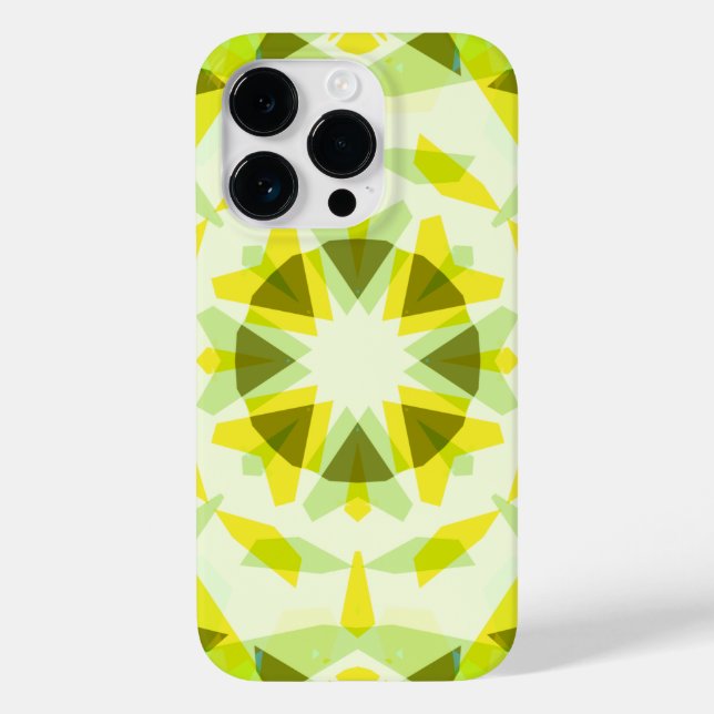 Niedlich-grüne Hübsch-hellgelbe Magic-Star-Girl Case-Mate iPhone Hülle (Rückseite)