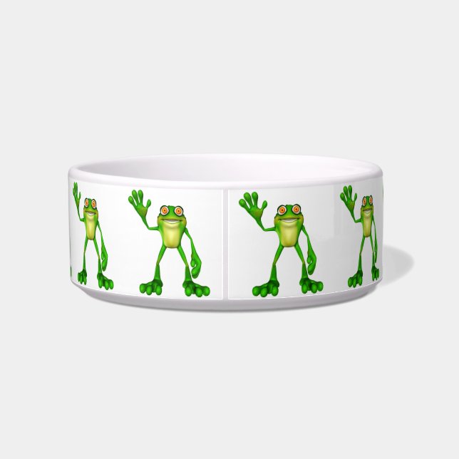 Niedlich-grüner Froggy Napf (Rückseite)