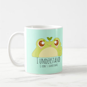 Niedlich Grüner Frosch verstehen Kaffeetasse