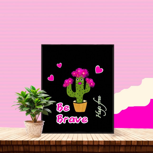 Niedlich-grüner Kakteen Poster (Von Creator hochgeladen)