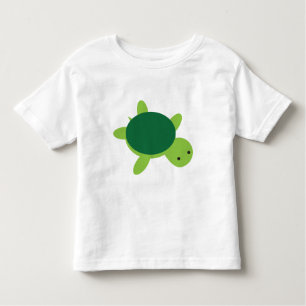 Niedlich-Grünschildkröte Kleinkind T-shirt