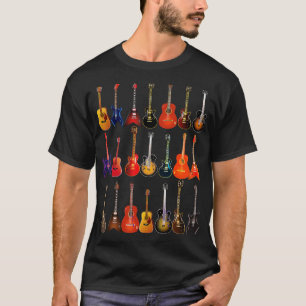 Niedlich Guitar Rock'n'Roll Musical Instruments - T-Shirt