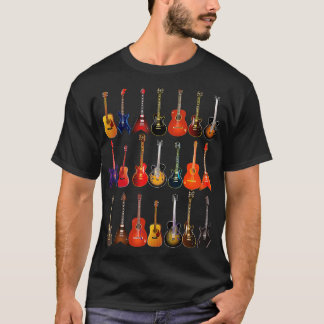 Niedlich Guitar Rock'n'Roll Musical Instruments - T-Shirt