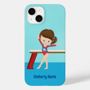 Niedlich Gymnastik Girl Personalisiert Gymnast Kin Case-Mate iPhone 14 Hülle