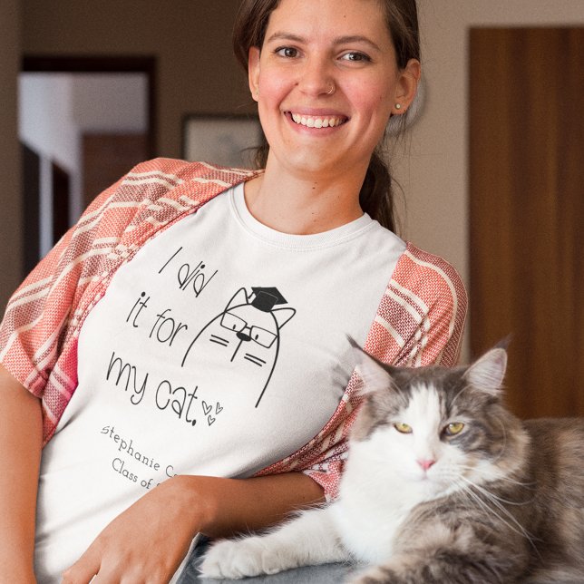 Niedlich habe ich es für meinen Katzenname 2025 Ab T-Shirt (Von Creator hochgeladen)