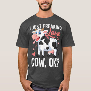 Niedlich habe ich nur Liebe Kühe Ok Kuh Eigentümer T-Shirt