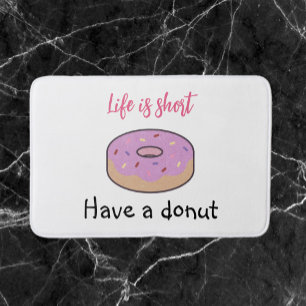 Niedlich haben Donut Badematte