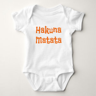 Niedlich Hakuna Matata Baby Strampler