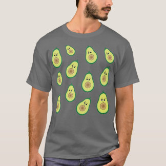 Niedlich Half Avocado Pattern Classic TShirt