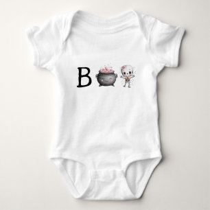 Niedlich Halloween Boo Baby Strampler