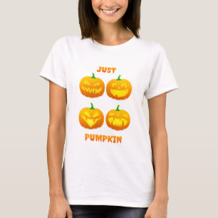 Niedlich Halloween Funny Kürbislaterne Pumpkin T-Shirt