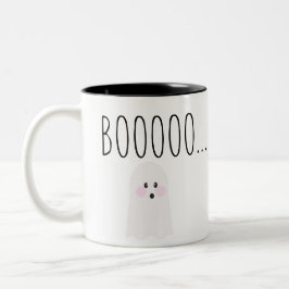 Niedlich Halloween Ghost Booooooo Zweifarbige Tasse