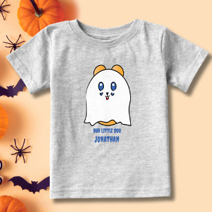 Niedlich Halloween Ghost Little Boo Baby T-shirt