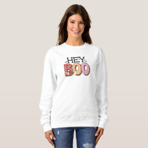 Niedlich Halloween Hey Boo Sweatshirt