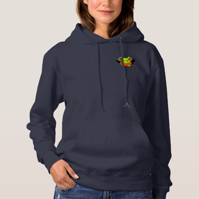 Niedlich Halloween Hoodie (Vorderseite)