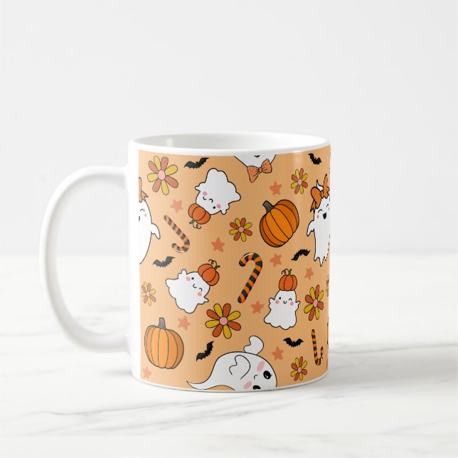 Niedlich Halloween Kaffeetasse (Links)
