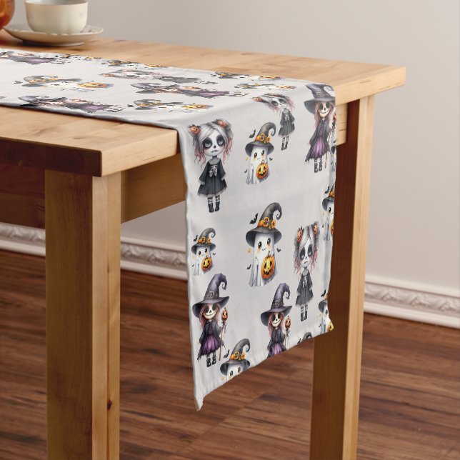 Niedlich Halloween Kurzer Tischläufer (Beispiel)