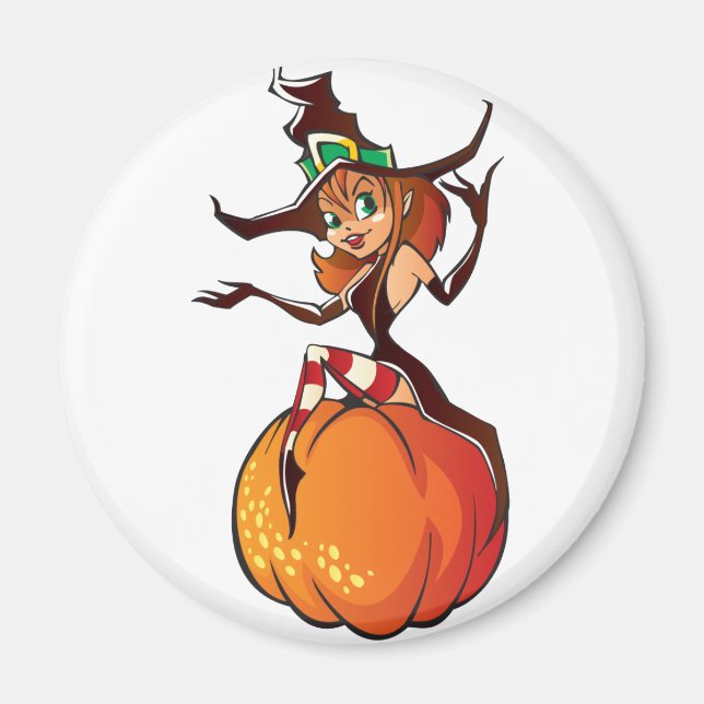 Niedlich Halloween Magnet (Vorne)