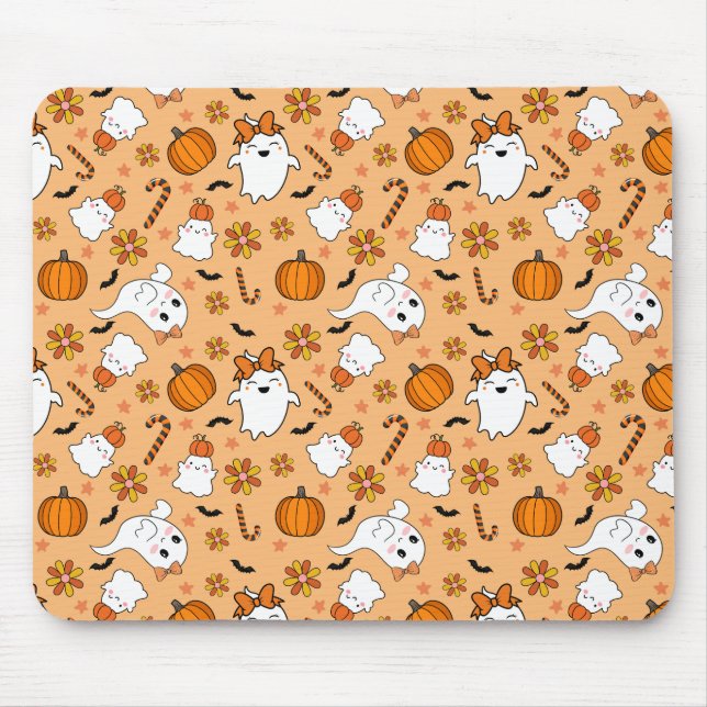 Niedlich Halloween Mousepad (Vorne)
