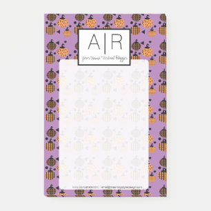 Niedlich Halloween Pumpkin Confetti Post-it Klebezettel