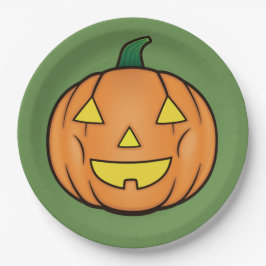 Niedlich Halloween Pumpkin Pappteller