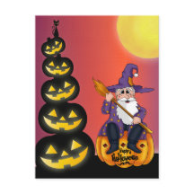 Niedlich Halloween Pumpkin Santa