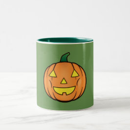 Niedlich Halloween Pumpkin Zweifarbige Tasse