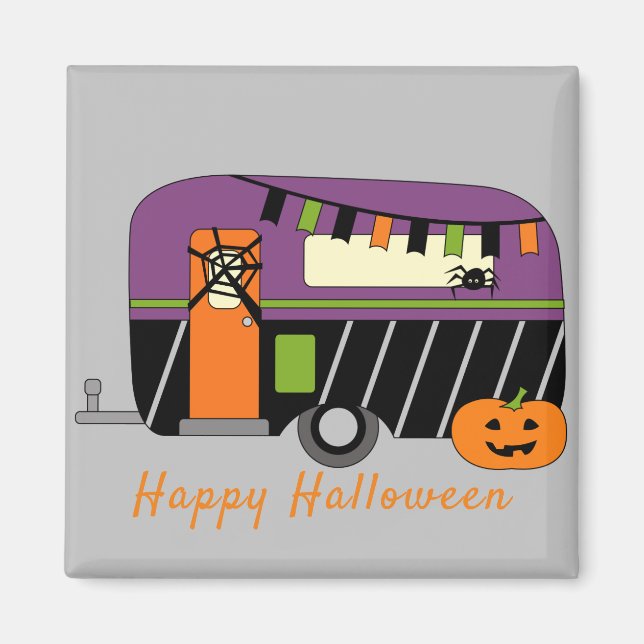 Niedlich Halloween RV Magnet (Vorne)
