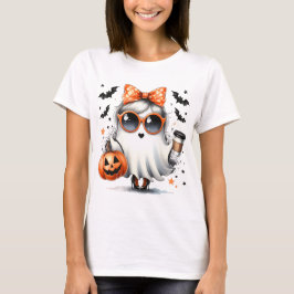 Niedlich Halloween Sassy Ghost T-Shirt