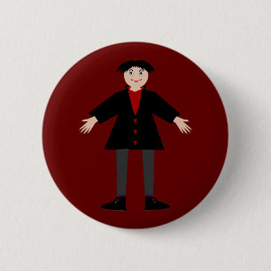 Niedlich Halloween Vampire Button