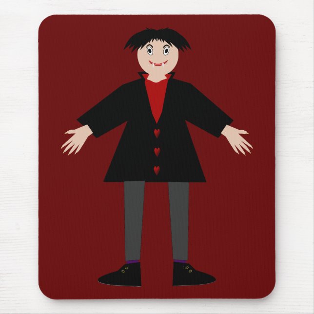 Niedlich Halloween Vampire Mousepad (Vorne)
