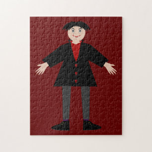 Niedlich Halloween Vampire Puzzle