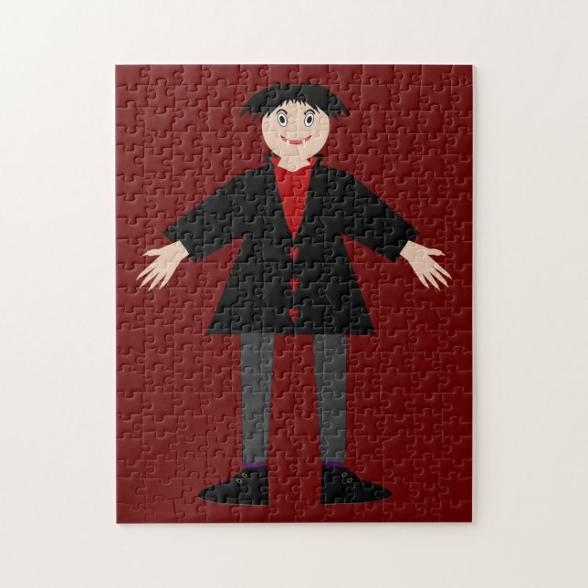 Niedlich Halloween Vampire Puzzle (Vertikal)