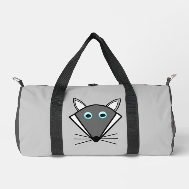 Niedlich Halloween Wolf Duffle Bag (Vorderseite)