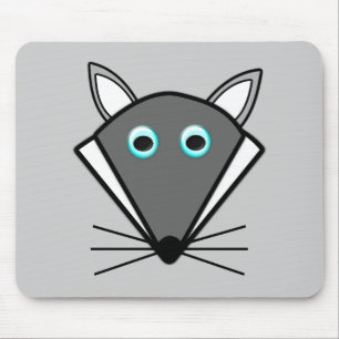 Niedlich Halloween Wolf Mousepad